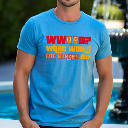 WWBBD? What Would Bob Barker Do? Price is Right Shirt, Funny Game Show Fan Gift - Aqua - XS -